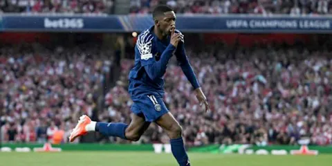 PSG toma ventaja en Londres con victoria 1-0 sobre Arsenal en la ida de semifinales