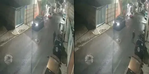 VIDEO capta presunto secuestro exprés de mujer en Granjas de San Isidro, Puebla