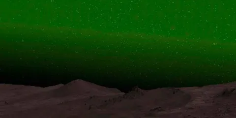 Histórico hallazgo: captan por primera vez una aurora verde en el cielo de Marte