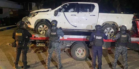 Abaten a cuatro presuntos criminales en Frontera Comalapa tras emboscada a policías en Chiapas
