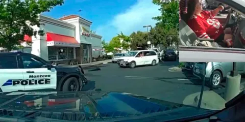 Difunden impactantes videos de tiroteo policial contra adulto mayor en Manteca, California