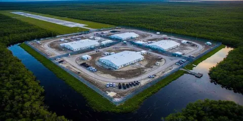 Alligator Alcatraz: la nueva cárcel migratoria de Trump en medio de caimanes y controversia