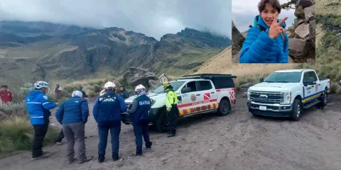 Cuerpo de adolescente desaparecido es localizado en el Iztaccíhuatl a 4,395 metros de altura