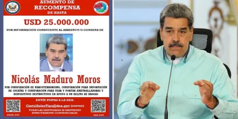 DEA ofrece 25 millones por Nicolás Maduro: lo acusan de narcoterrorismo y vínculos con cárteles