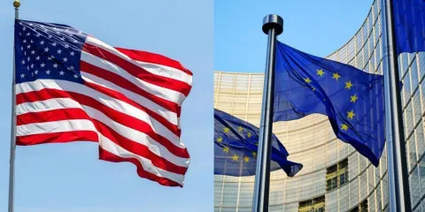 Evitan crisis global: Trump y la UE pactan tarifa única del 15%