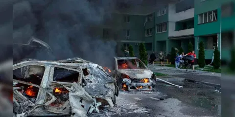 Ataque masivo ruso en Kiev con drones y misiles deja 18 muertos