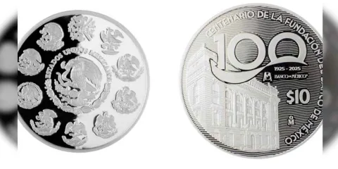 Banco de México celebra su centenario con moneda conmemorativa y billetes. ¿Cómo conseguirla?