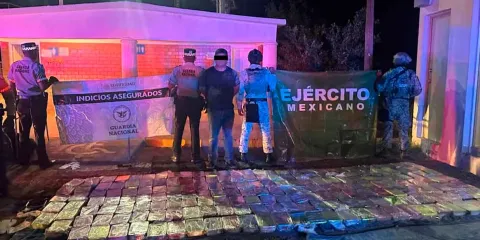 Guardia Nacional asegura 200 kilos de metanfetamina en Sonora, valuados en más de 54 millones de pesos