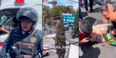 IMÁGENES SENSIBLES. Policía de la SSC detenido tras disparar y matar a motociclista en Venustiano Carranza