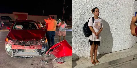 Presidenta del DIF Municipal de Campeche detenida tras accidente que dejó a motociclista lesionado