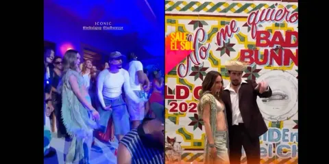 VIDEO. Belinda sorprende en concierto de Bad Bunny y desata euforia con ‘Perro negro’