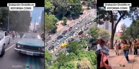 VIDEO. Godzilla x Kong: Supernova graba escenas apocalípticas en CDMX