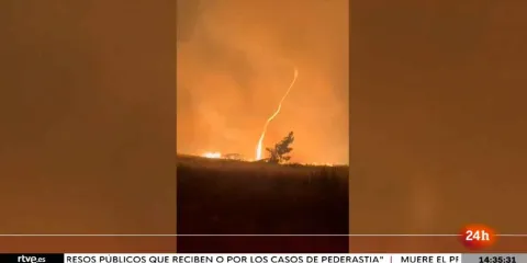 VIDEO. Tornado de fuego en Portugal alarma a Europa en medio de incendios forestales