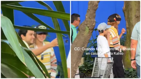 Shakira visita La Casa de Frida Kahlo con sus hijos Sasha y Milan