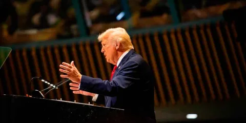 Donald Trump critica a la ONU y a países que reconocen a Palestina 