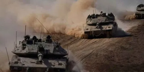 Israel concentra tanques en las afueras de Ciudad de Gaza 