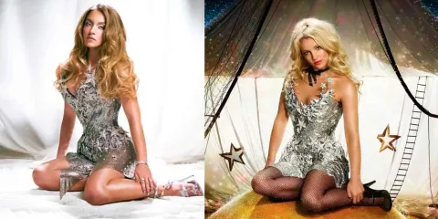 Sydney Sweeney celebra su cumpleaños con vestido  icónico vestido de Britney Spears 