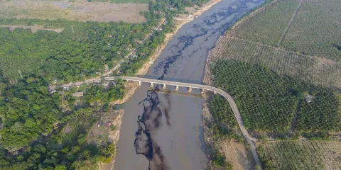 Ocho kilómetros del río Pantepec, afectados por derrame de hidrocarburo en Veracruz