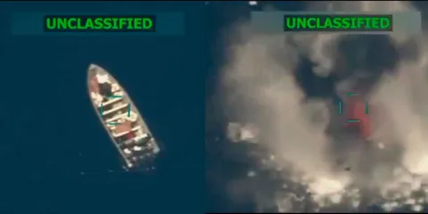 EEUU presume el asesinato de otros narcoterroristas en barco; crece la tensión política en el Congreso