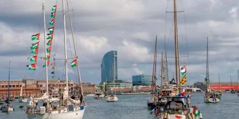 El Ejército israelí intercepta más de 40 barcos humanitarios 