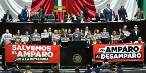 Reforma a la Ley de Amparo de Sheinbaum es aprobada; polémica sobre retroactividad persiste