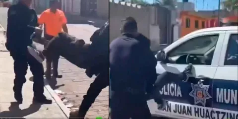 VIDEO. “Voy a mi boda mira” le dice ladrón a policía para evitar ser detenido