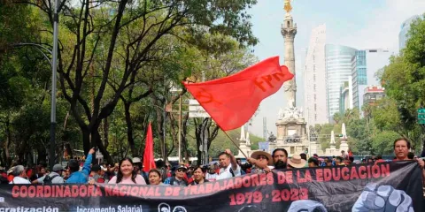 CNTE anuncia paro nacional de 72 horas  y advierte con boicotear eventos de Claudia Sheinbaum
