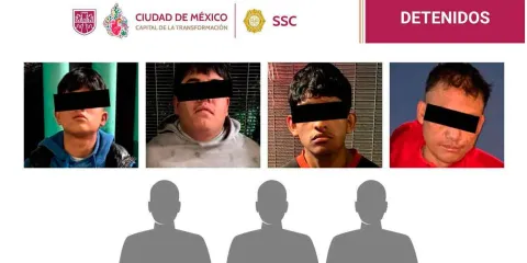 Detienen a menores de edad extorsionadores de empleados de un hotel y huéspedes en CDMX 
