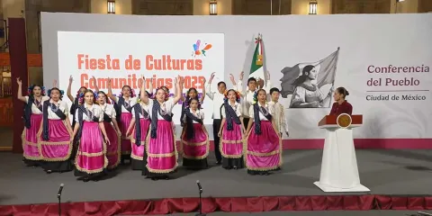 Presentan en Palacio Nacional el festival Fiestas de las Culturas Comunitarias 2025