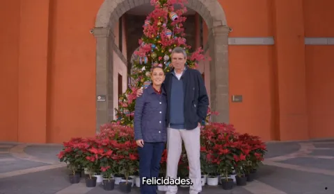 Claudia Sheinbaum dedica su mensaje navideño al pueblo de México