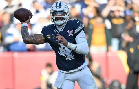 Dallas se impone a Washington con una actuación récord de Dak Prescott