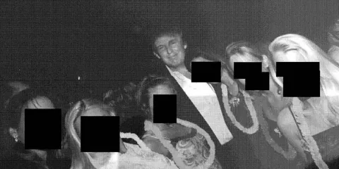 Demócratas difunden nuevas fotos de  Trump con mujeres en eventos de Epstein