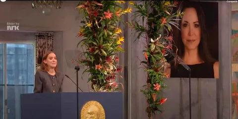 Desde la clandestinidad, María Corina Machado dedica el Nobel de la Paz a los presos políticos de Venezuela