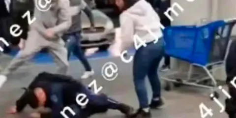 Farderos atacan a guardias de seguridad en la alcaldía Cuauhtémoc