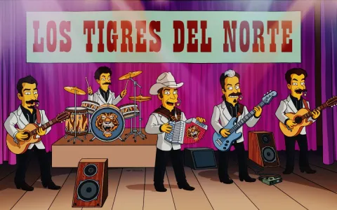 Los Tigres del Norte llegan a Springfield con un corrido original para Los Simpson