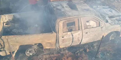 Ataque armado contra la GN en Tamaulipas deja asegurado un vehículo “monstruo” y armas de alto pode