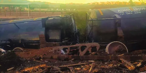 Nuevo descarrilamiento de tren de Ferromex en Sonora; transportaba jarabe de maíz