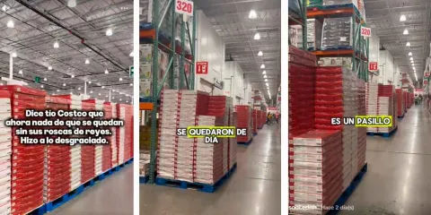  Roscas de Reyes de Costco se quedan apiladas y usuarios se burlan de revendedores
