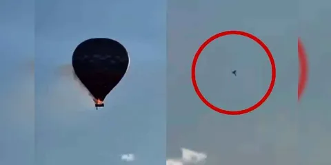 IMÁGENES SENSIBLES. Globo aerostático se incendia en Brasil. Hay 8 muertos 