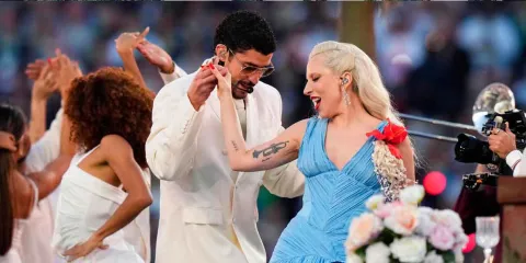 ¿Símbolos ocultos durante el  show que dio Bad Bunny? Aquí te lo decimos 