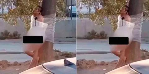 VIDEO. Hallan a hombre atado a un árbol en Tijuana con mensaje “Por infiel”