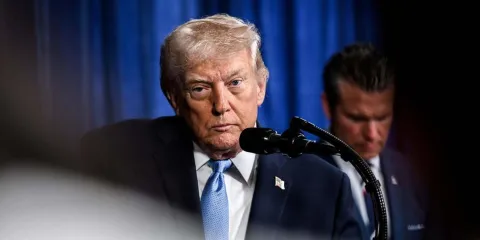 Trump afirma que los cárteles dominan México y advierte con usar misiles