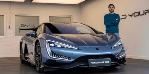 BYD presenta el YangWang U9 Xtreme The Dawn: superdeportivo de 3 mil caballos