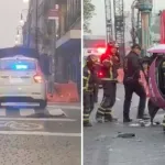 VIDEO previo al choque muestra conducta extraña de taxista que murió en la CDMX