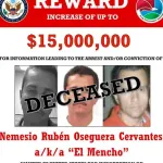CJNG lanza supuesta amenaza a funcionarios por entrega del cuerpo de “El Mencho”