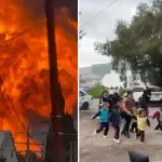 Explosión en Tepeaca: estalla almacén clandestino de gas LP y evacúan a más de 800 alumnos