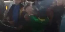 VIDEO. ¡NI METIÓ LAS MANOS! “La Cholondrina” protagoniza pelea en baile de Tlaxcala