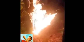 IMÁGENES SENSIBLES. Presunta ejecución con lanzallamas atribuida al CJNG desata alerta en redes sociales