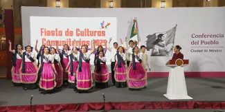 Presentan en Palacio Nacional el festival Fiestas de las Culturas Comunitarias 2025