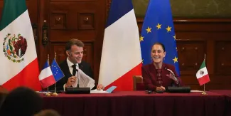 Macron y Sheinbaum refuerzan la cooperación entre México y Francia con respeto y soberanía